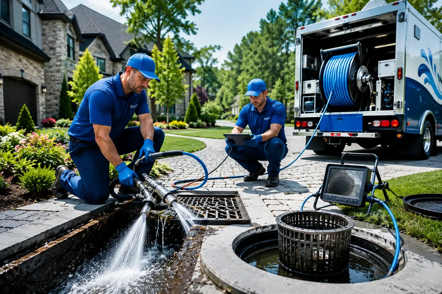Local outdoor drain cleaning professionals in Chester, VT